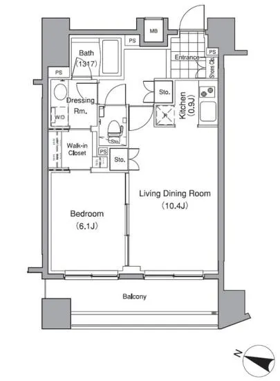 パークハビオ赤坂氷川町 602