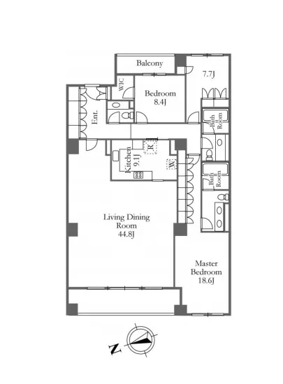 オパス有栖川テラス&レジデンス T-307