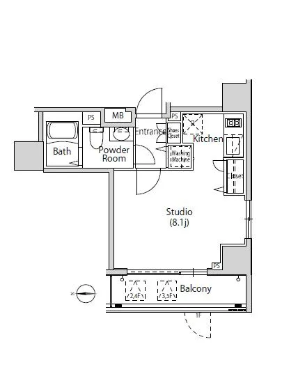 カーサスプレンディッド南麻布 404