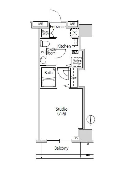カーサスプレンディッド南麻布 208