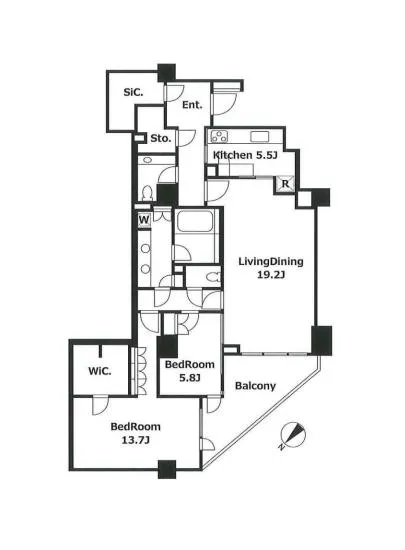 パークマンション白金台Vサンク 3F