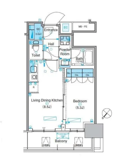 パークアクシス豊洲キャナル 819