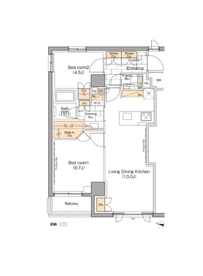 パークハビオ日本橋蛎殻町 701