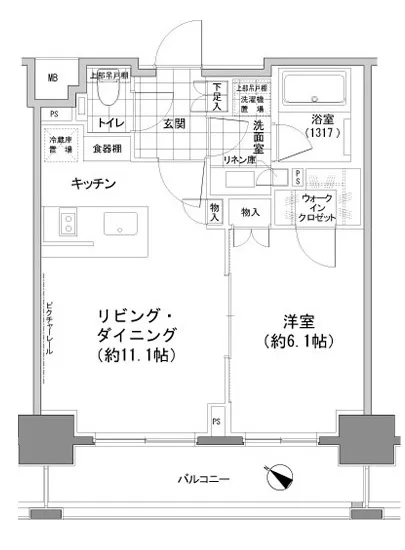 パークハビオ人形町 206