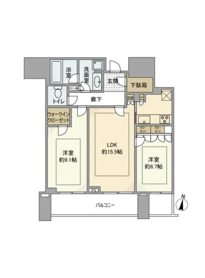 赤坂タワーレジデンス トップオブザヒル 17F