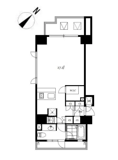 レジディア品川 301