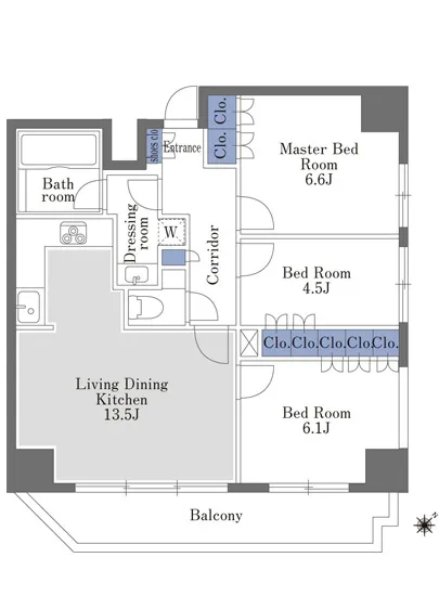 ドゥーエ日本橋 605