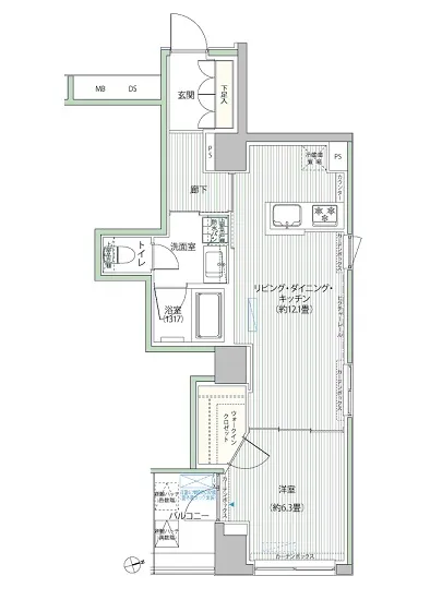 御幸レジデンス日本橋茅場町 1006