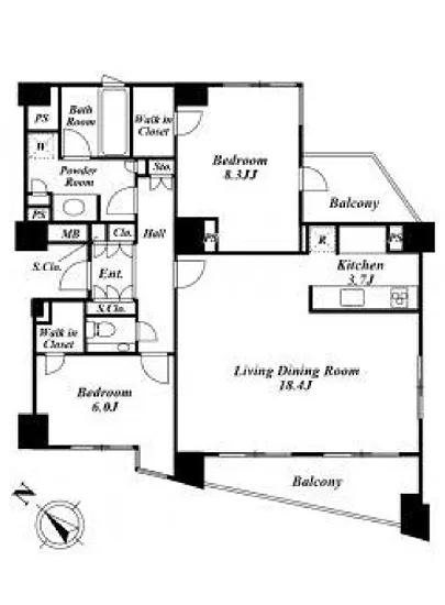 ブランズ赤坂 802