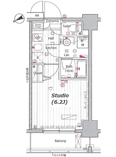 グランド・ガーラ白金高輪 304