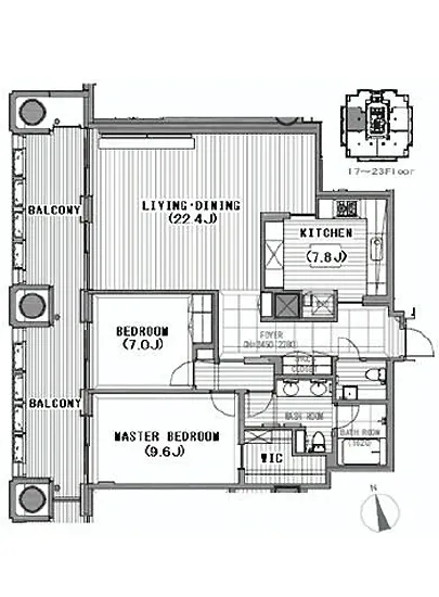 六本木ヒルズレジデンスC棟 1107