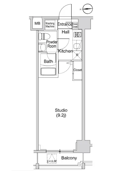 ザ・パールレジデンス芝公園 202