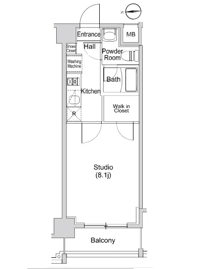 ザ・パールレジデンス芝公園 203