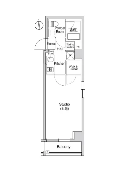 ザ・パールレジデンス芝公園 206