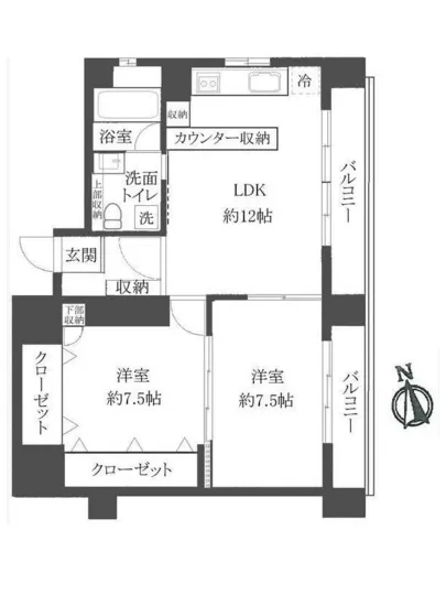 秀和三田綱町レジデンス 6階