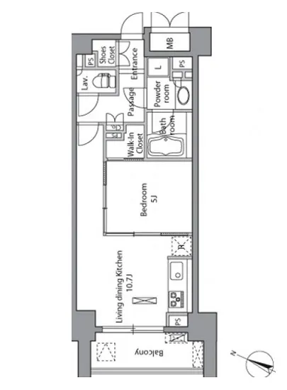 レジディア水道橋 1304