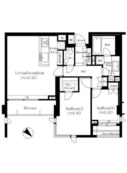 グランドメゾン白金 2F
