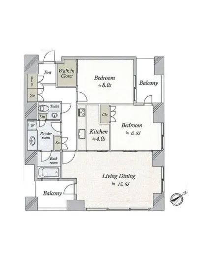 虎ノ門タワーズレジデンス 6階