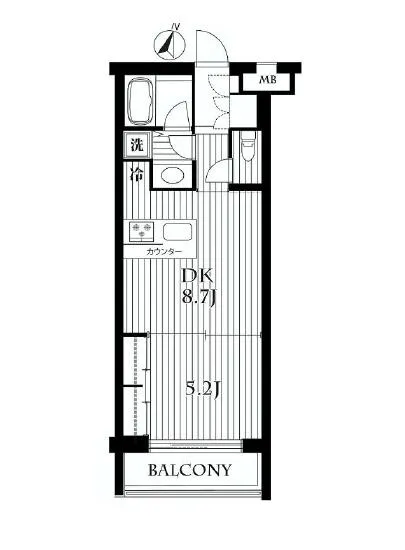 デュオ・スカーラ高輪 407