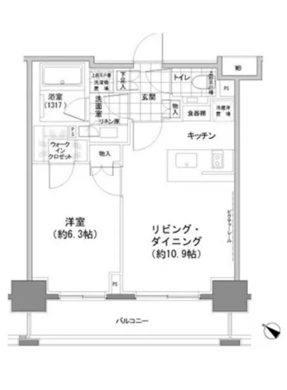 パークハビオ人形町 707