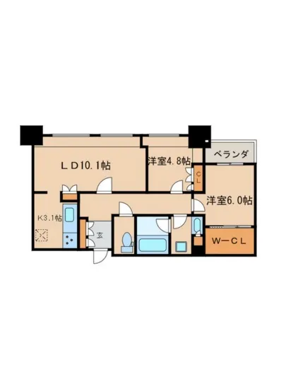 ザ・ヒルトップタワー高輪台 2402