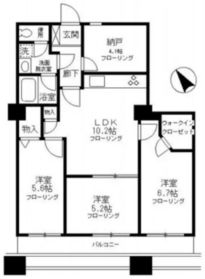 晴海ビュータワー 1-23F