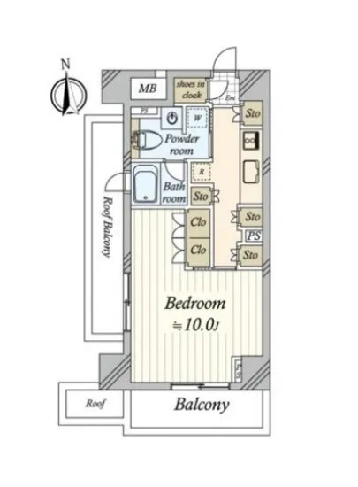 レジデンシャルステート白金 8階