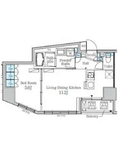 レジディア九段下Ⅱ 1001