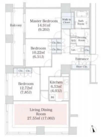 ラ・トゥール神楽坂 1707