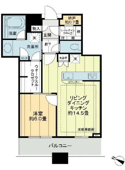 プラウドタワー千代田富士見 612
