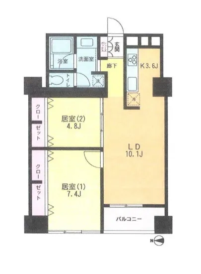 高輪グランドパームス 3階