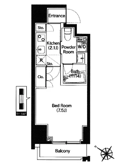 アジールコート新宿 601