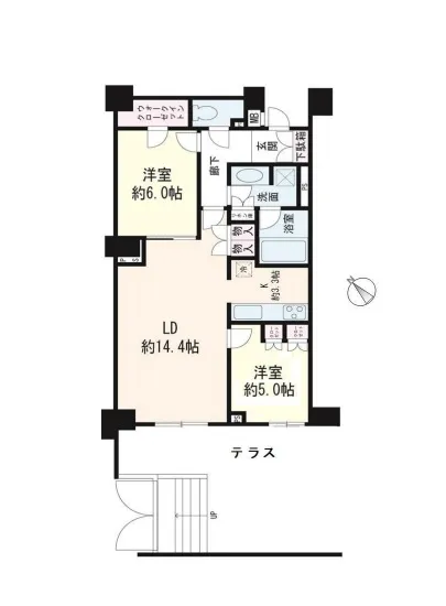 オープンレジデンシア高輪プレイス 101