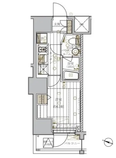 レガリス品川天王洲ベイサイドコート 502