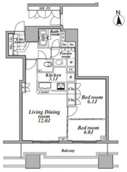 プラウドタワー東五反田 7F