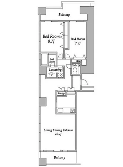 プラザタワー勝どき 4304