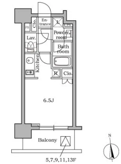 レジディア三軒茶屋 1204