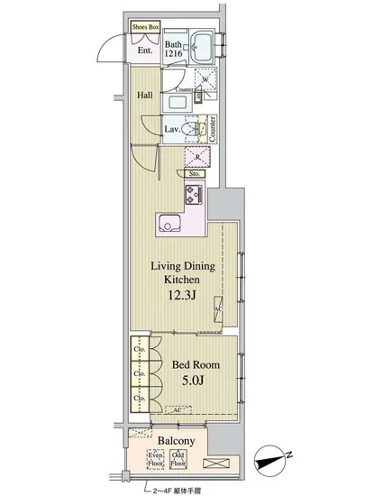 パークナードフィット新富町 504