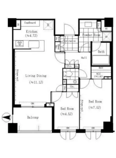 パークコート渋谷大山町ザプラネ 107