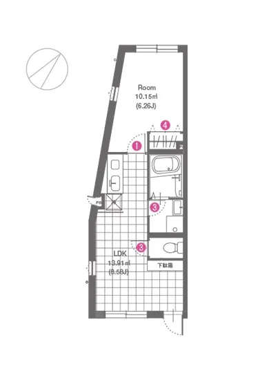 セゾンガーデン中目黒 101