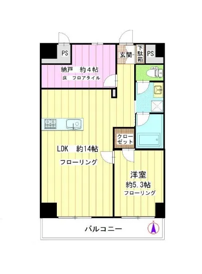 白金グランドハイツ 206