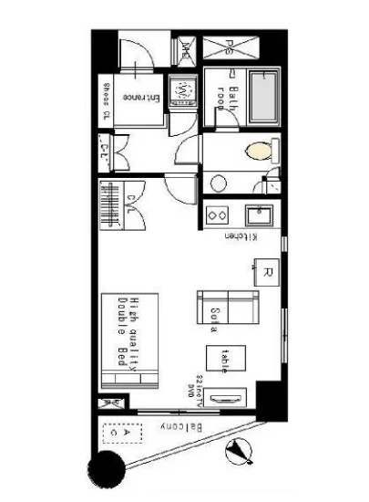 ビヴァーチェ赤坂 403