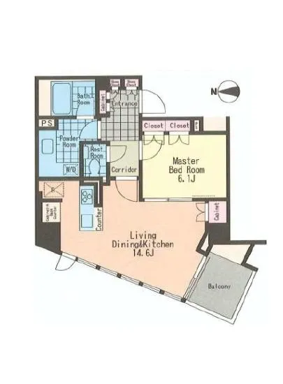 ディアナガーデン広尾 5F