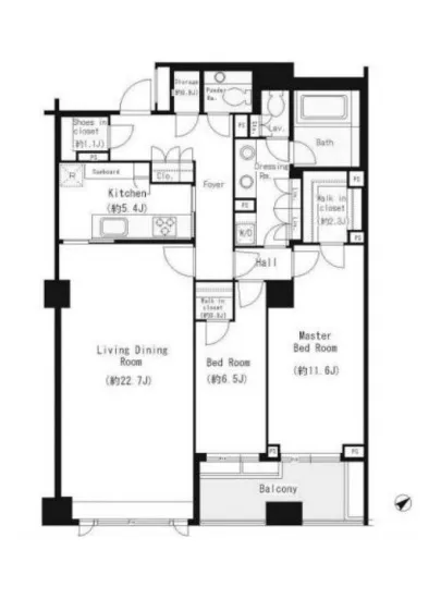 パークマンション白金台Vサンク 5階