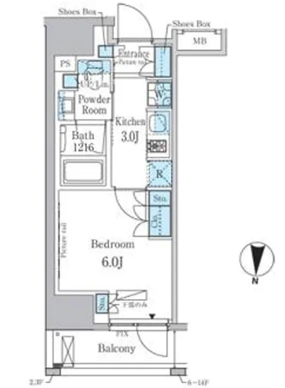 パークアクシス錦糸町レジデンス 801