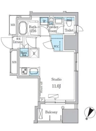 パークアクシス小伝馬町 1205