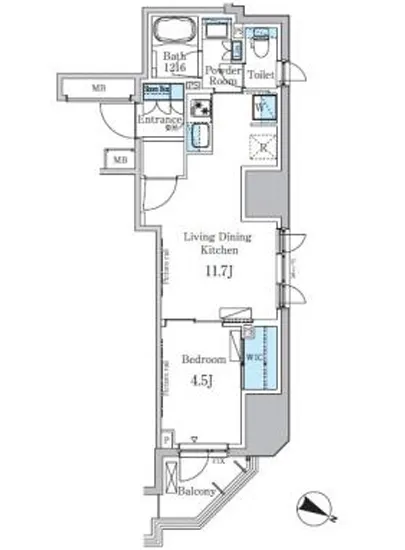 パークアクシス小伝馬町 404