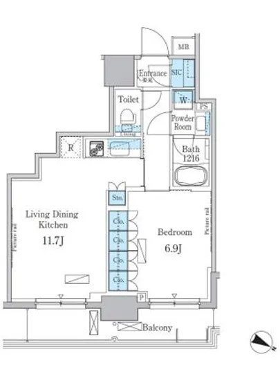 パークアクシス小伝馬町 1402