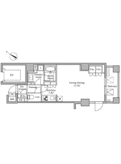 レジディア月島 605