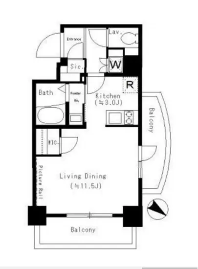 レジディア麻布十番II 601